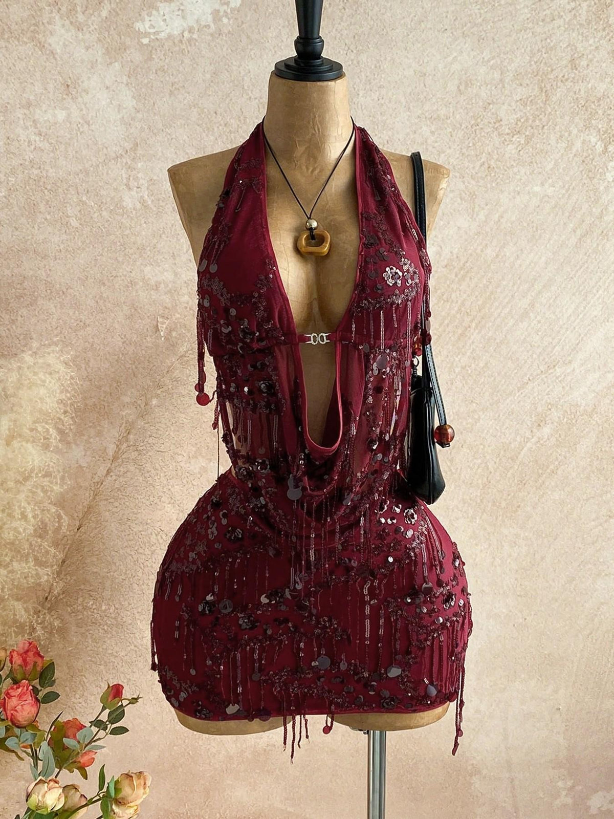 Showstopper Sequin Fringe Two-Piece Set