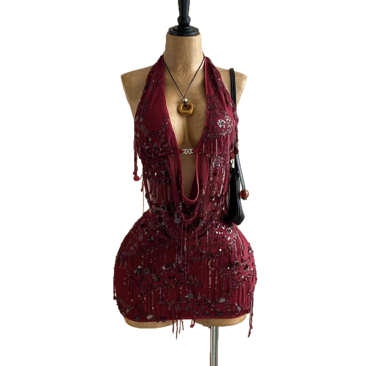 Showstopper Sequin Fringe Two-Piece Set