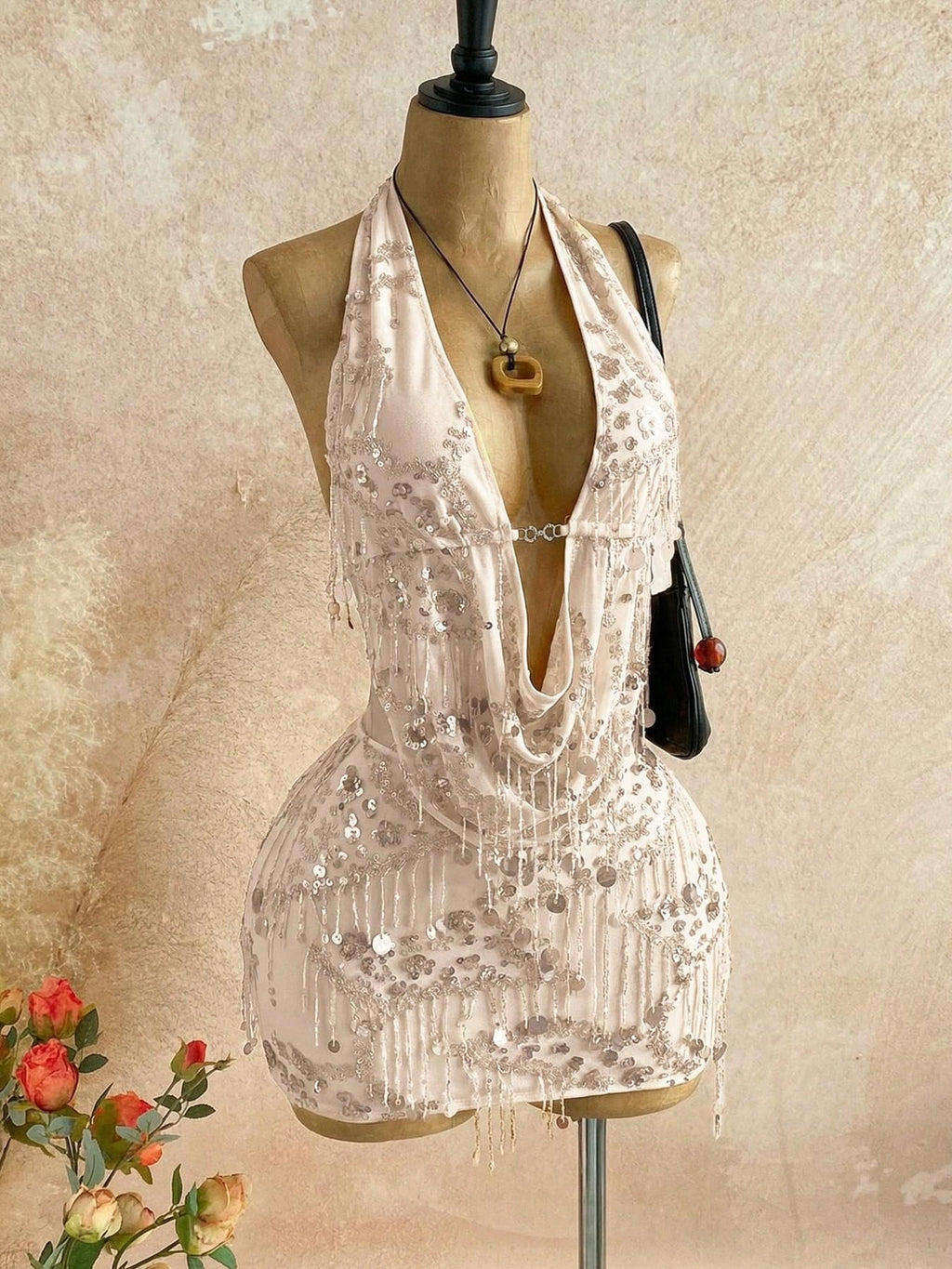 Showstopper Sequin Fringe Two-Piece Set