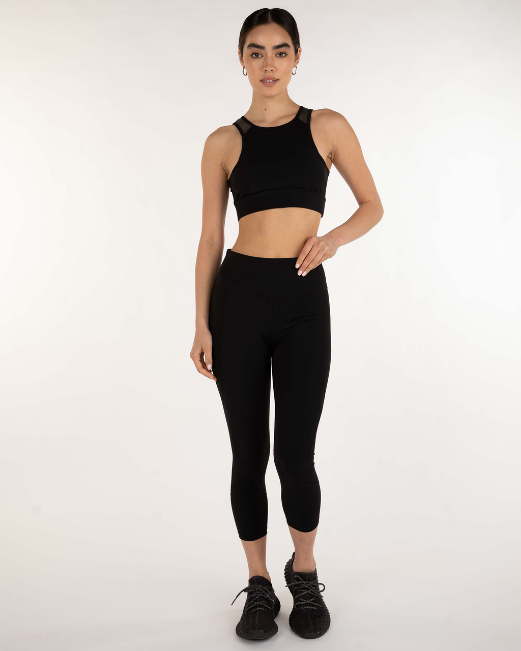 YQ FlexMesh Longline Sports Bra