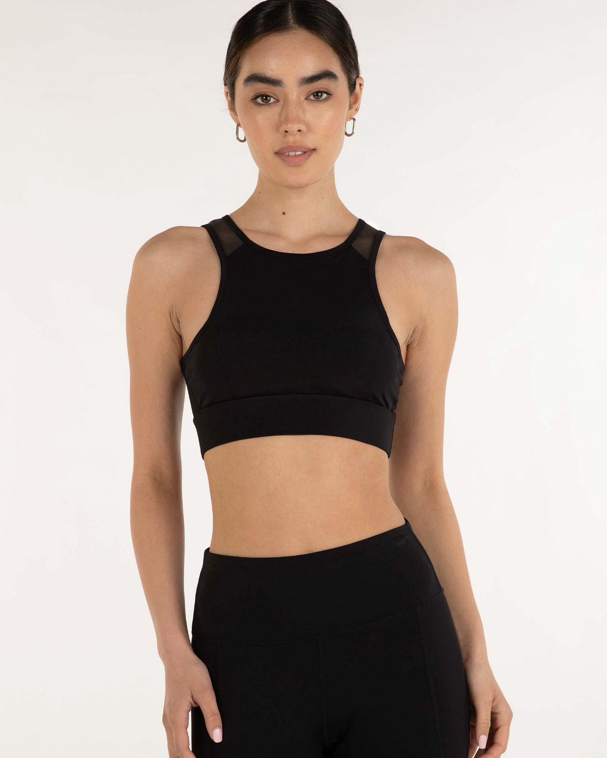 YQ FlexMesh Longline Sports Bra