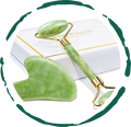 YQ Glow Ritual Facial Roller & Gua Sha Set