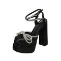 YrotiQ Diamond Darling Platform Heels